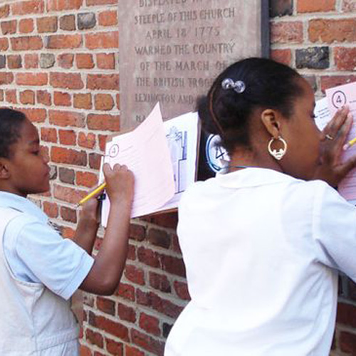 students taking notes