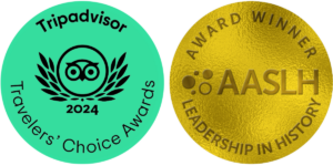 Tripadvisor Travellers' Choice Awards and AASLH Leadership in History Award Winner