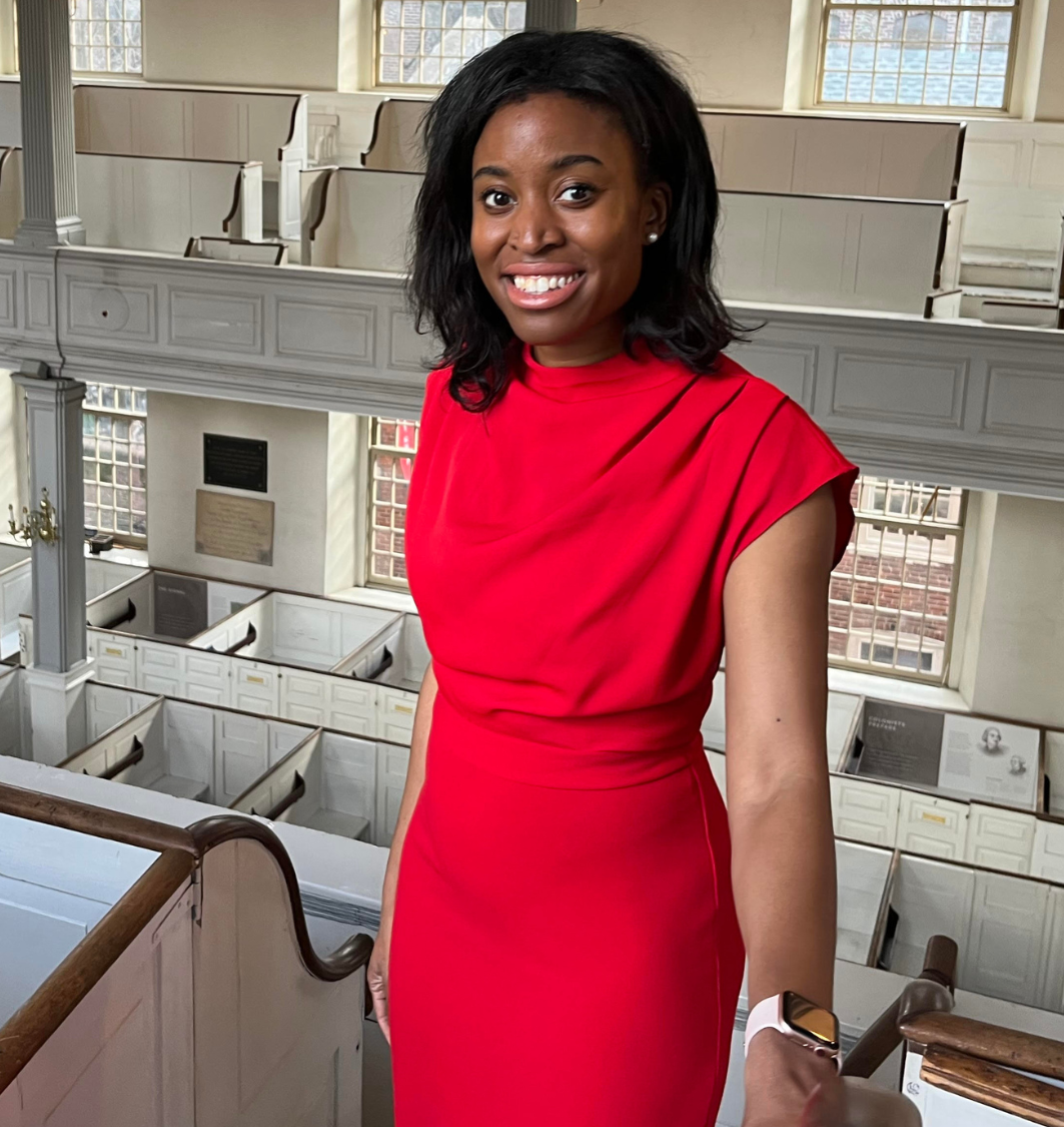 Dr. Jaimie D. Crumley at Old North Church.