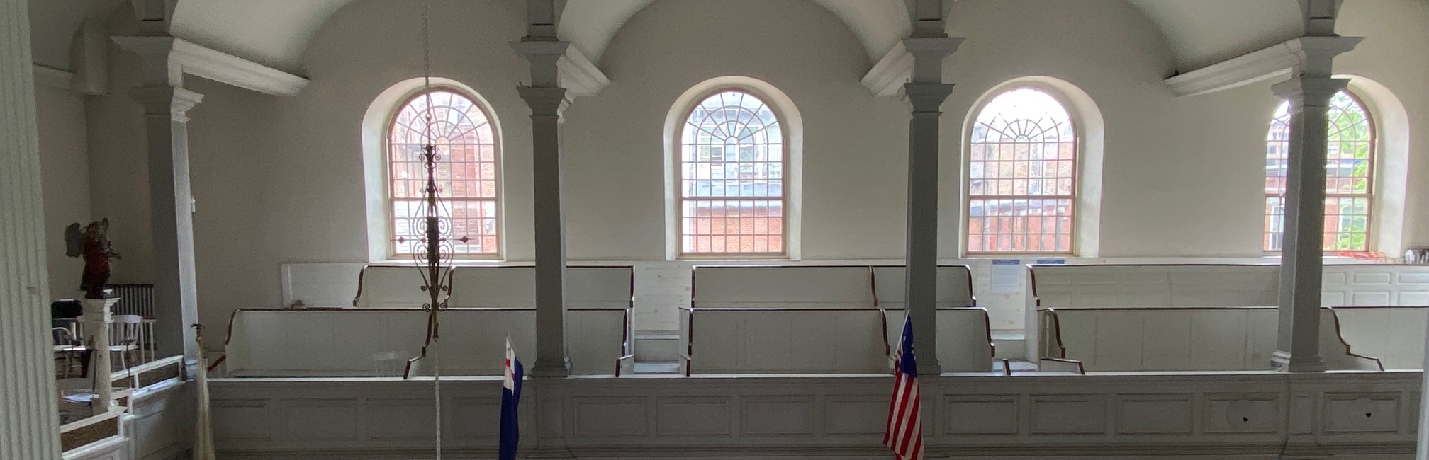 The North Gallery in Old North Church's sanctuary.