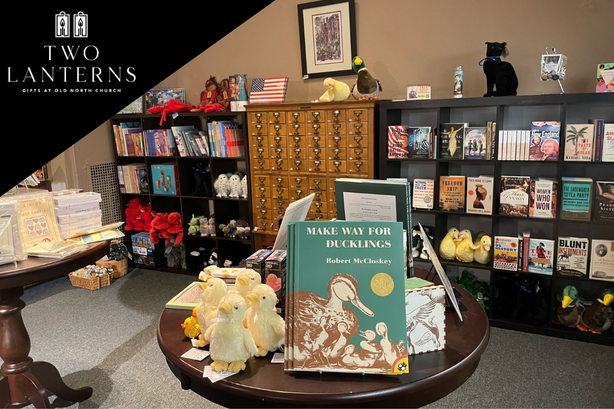 A photo inside Two Lanterns: Gifts at Old North Church.